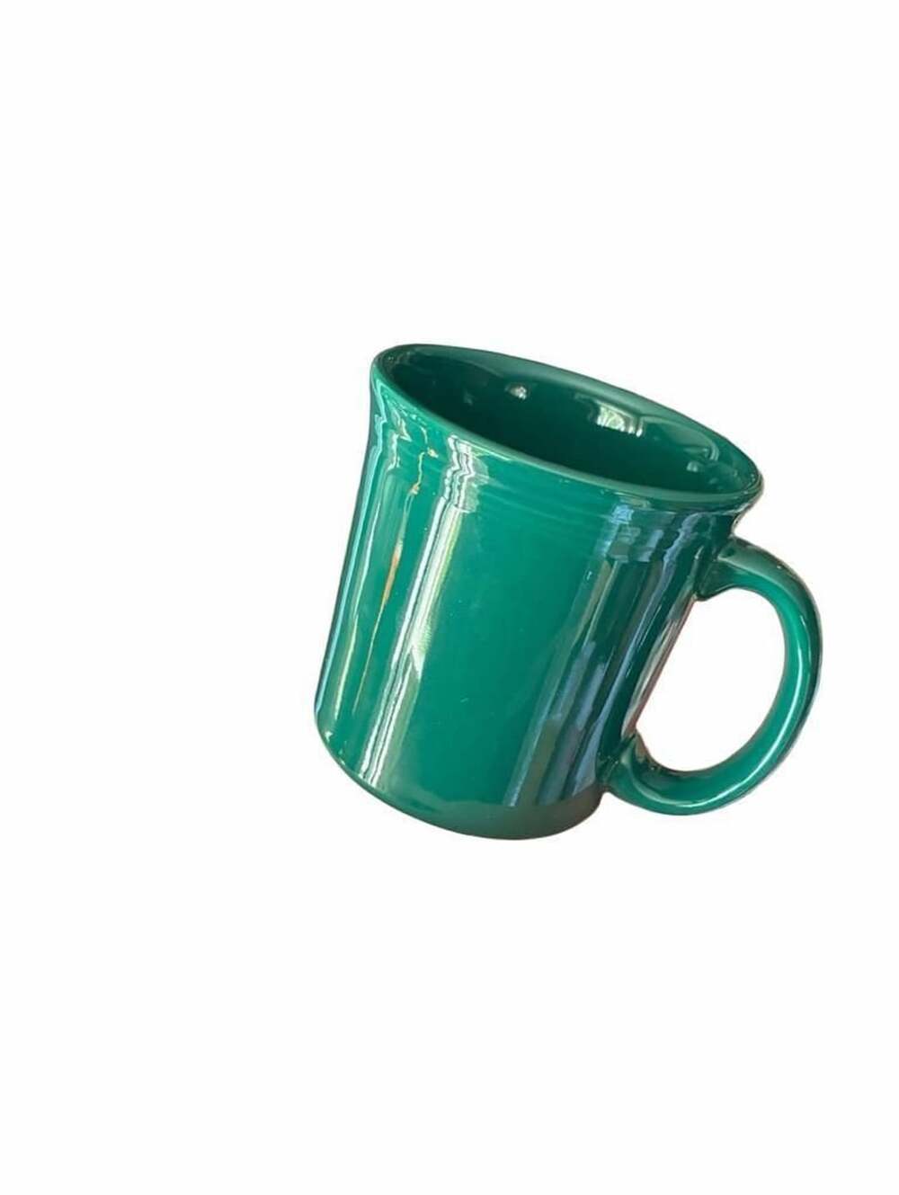 Fiesta Java Coffee Mug Dark Green Ceramic 12oz